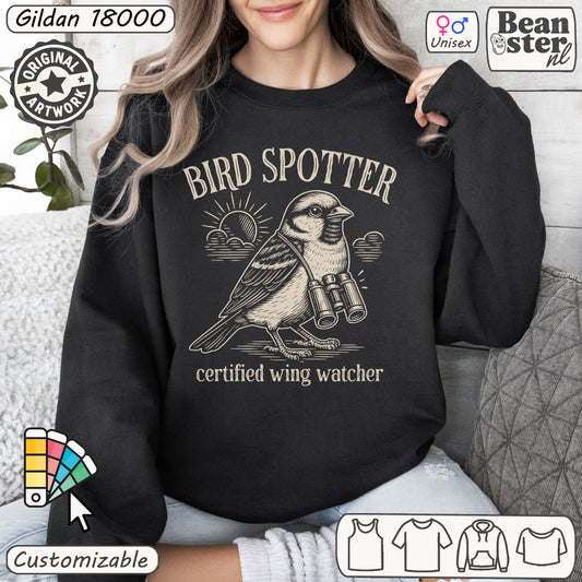 Cozy nature lover bird spotter shirt for animal lovers and birder humor