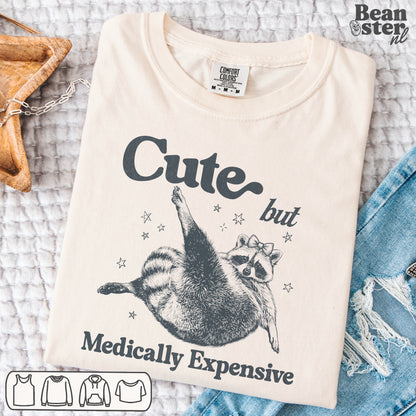 Cute But Medically Expensive spoonie t-shirt design with invisible illness Spoon Theory theme