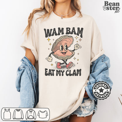 Eat My Clam t-shirt – funny adult NSFW graphic tee