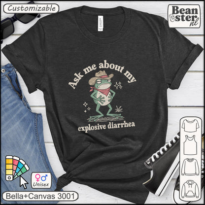 Funny poop joke gag shirt for bachelor parties and dank memes