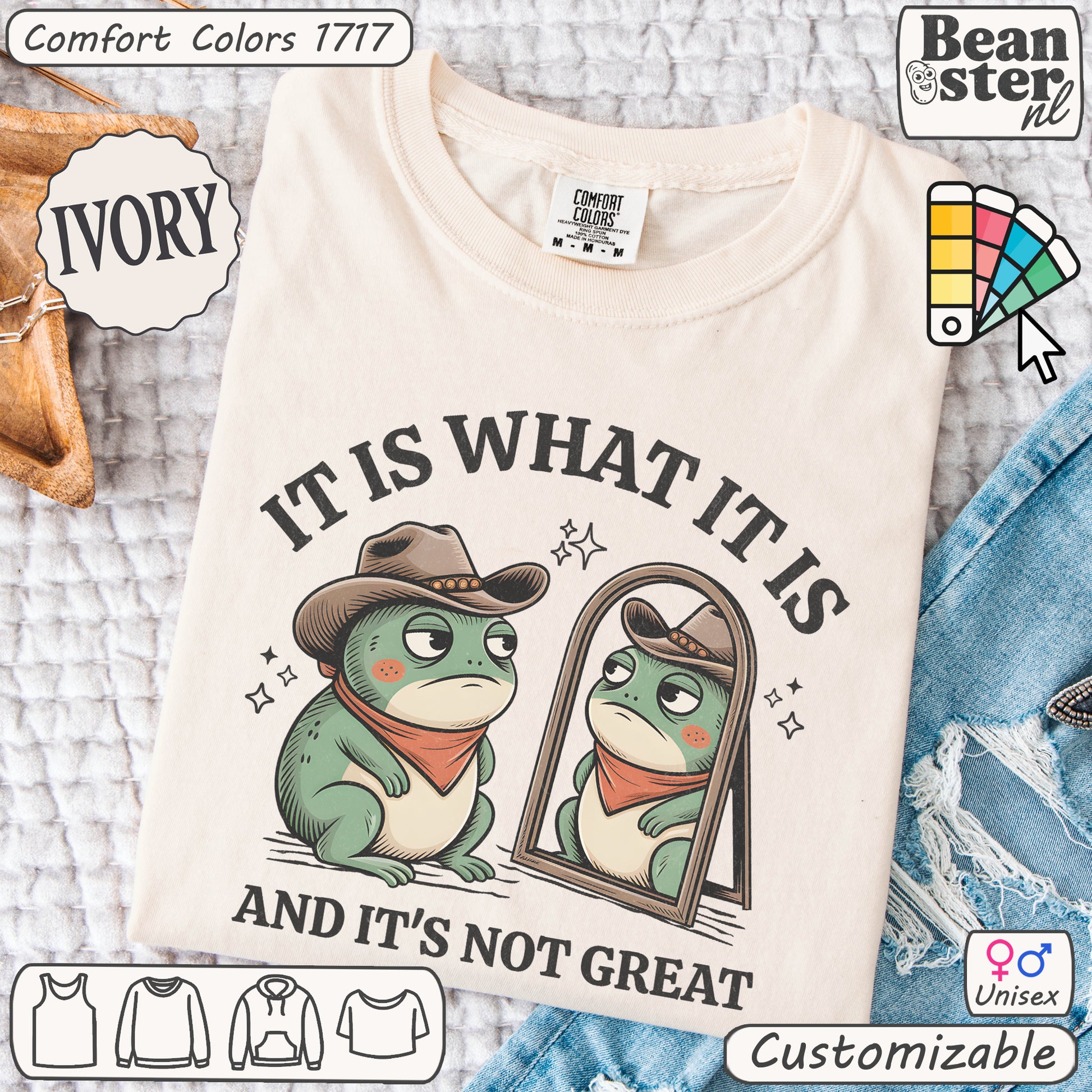 Funny unhinged Gen Z humor frog shirt – viral meme tee