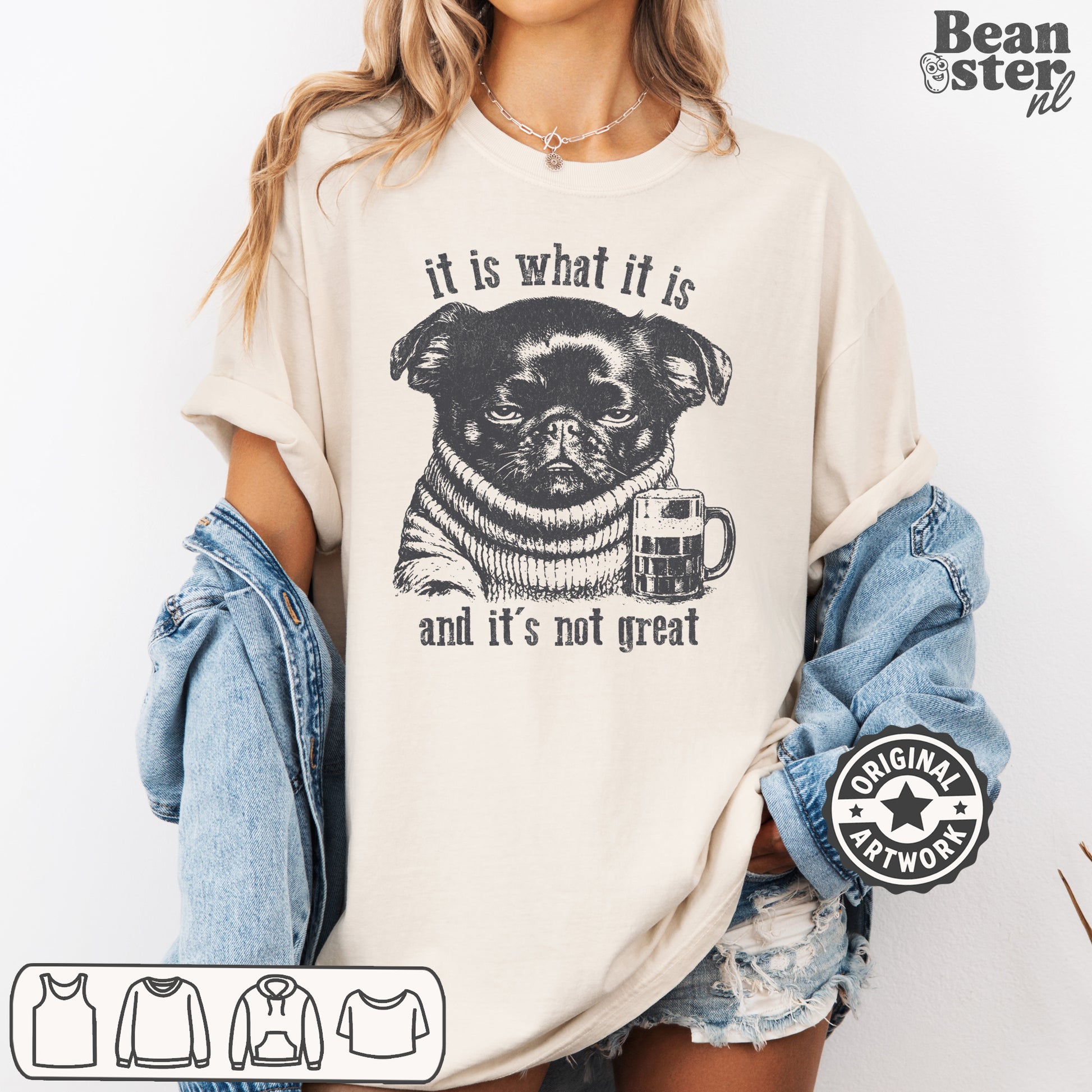 Trendy meme humor t-shirt with ironic statement casual streetwear style