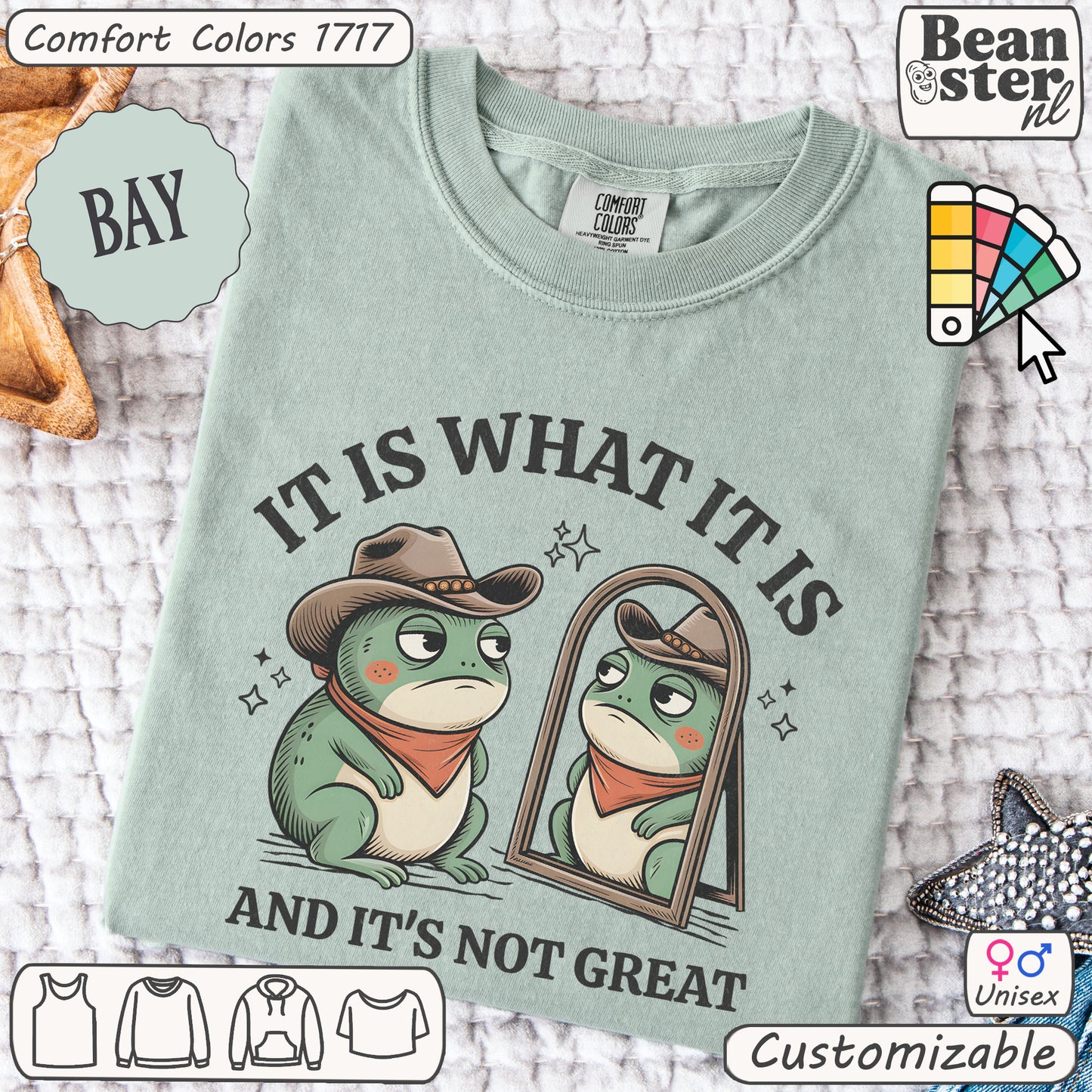 Trendy Frog Shirt – It Is That It Is Meme Tee