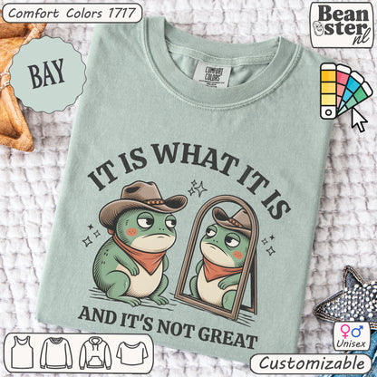 Trendy Frog Shirt – It Is That It Is Meme Tee