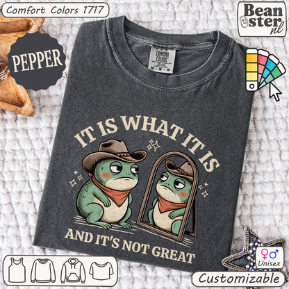 Trendy Frog Shirt – It Is That It Is Meme Tee