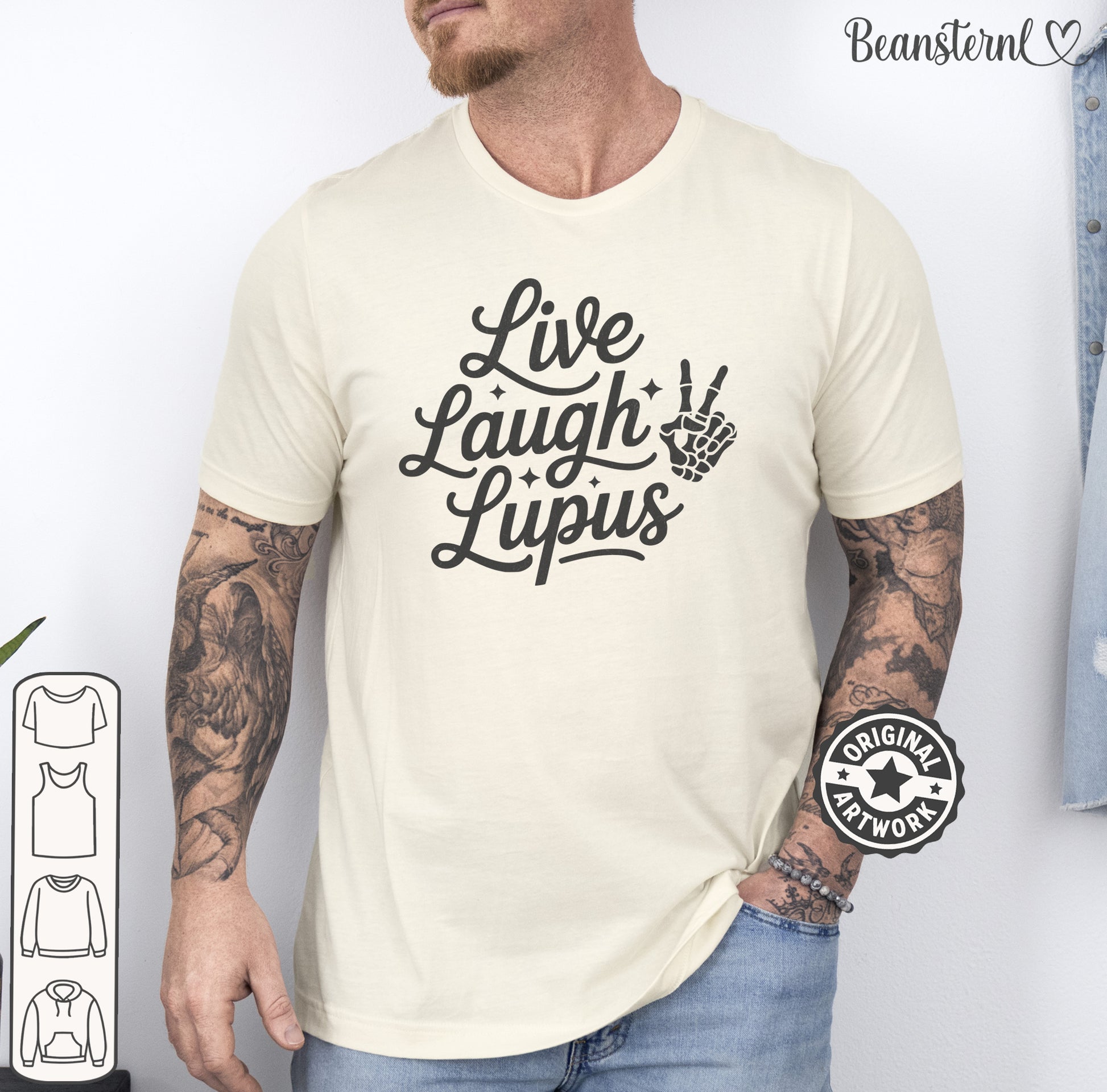 Funny autoimmune warrior lupus support graphic tee original design
