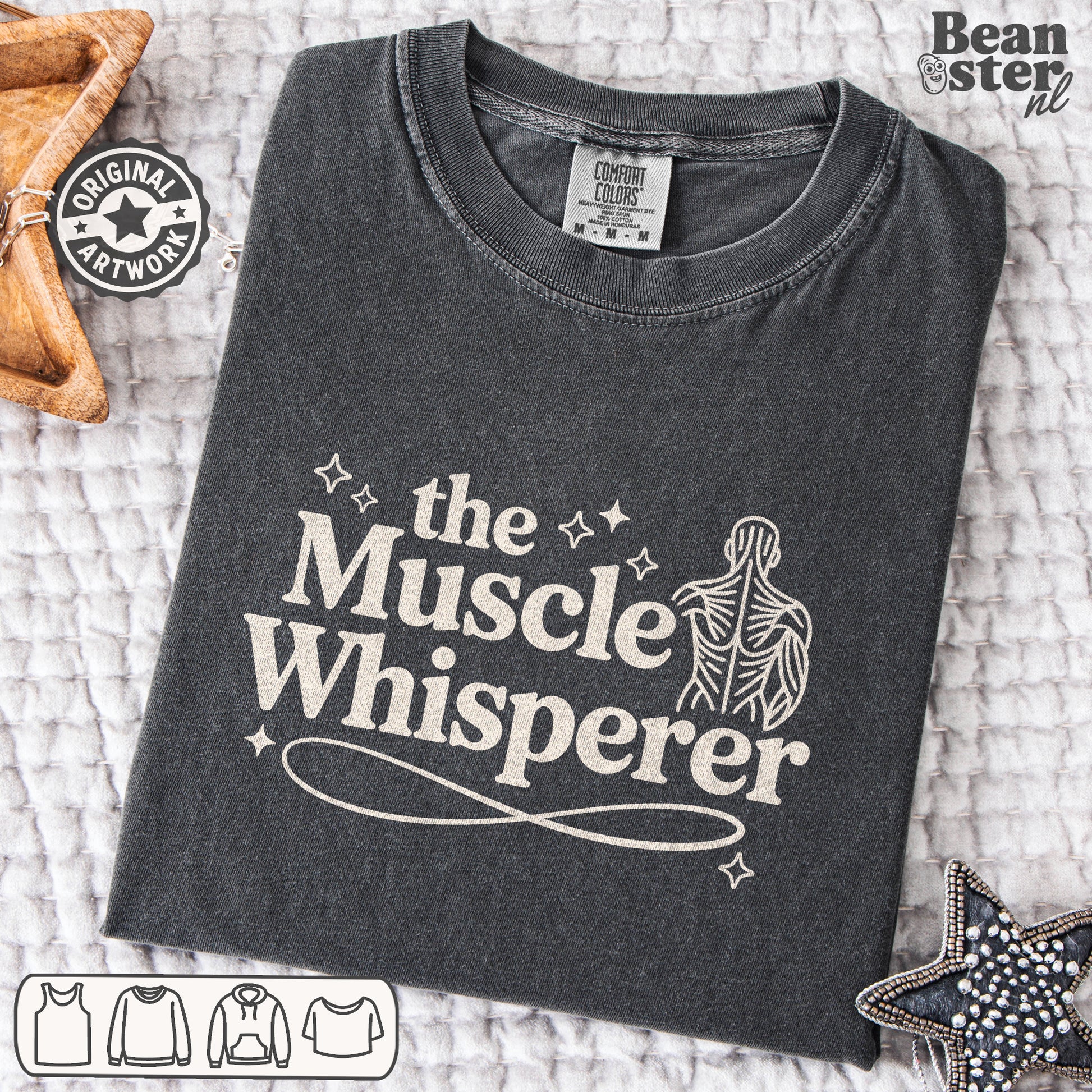Muscle Whisperer funny massage therapist t-shirt original design