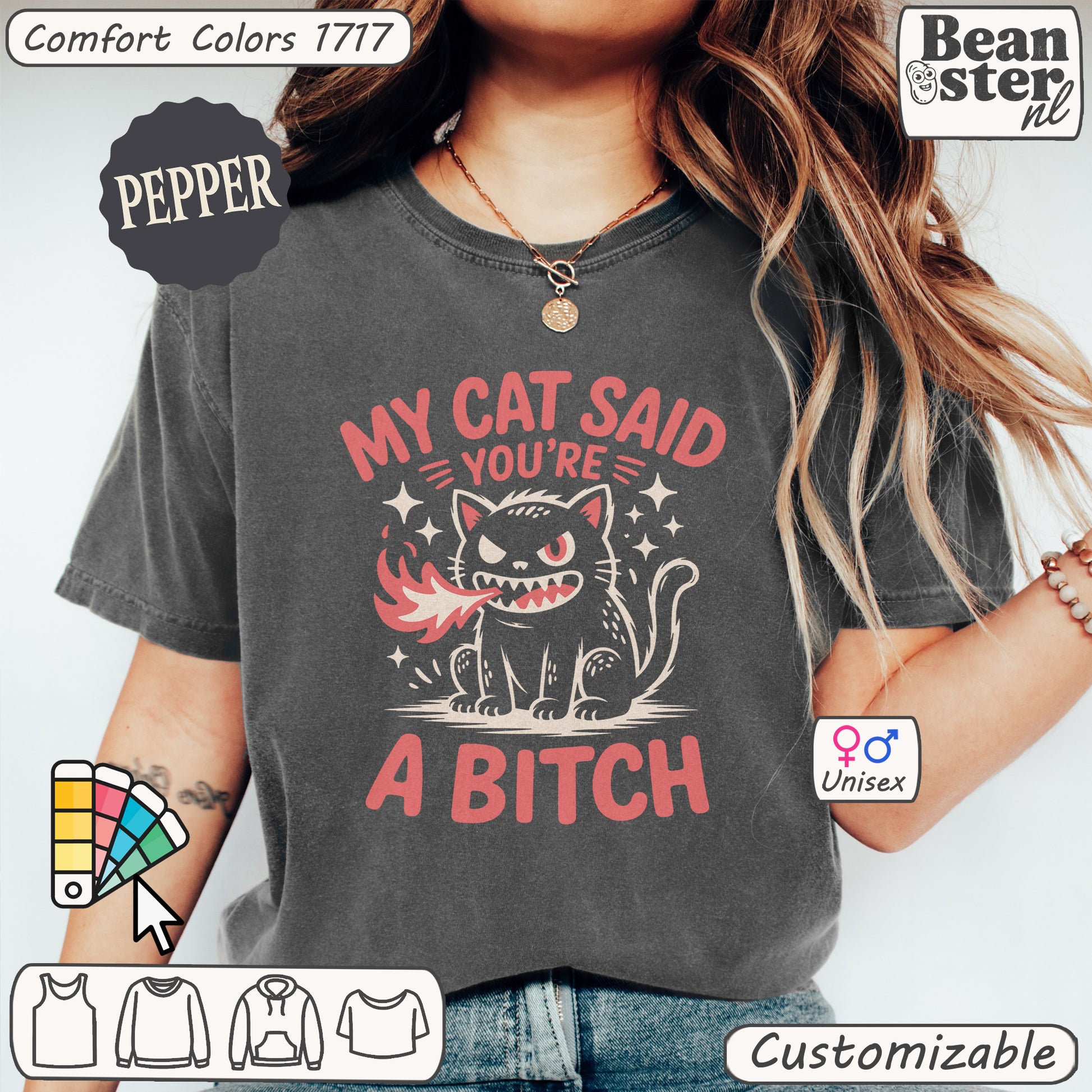 Funny sarcastic cat meme t-shirt with vintage Japanese style design