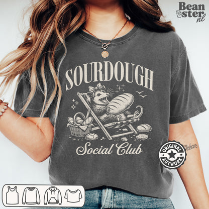 Funny sourdough baking shirt for bread lovers and Cottagecore aesthetic