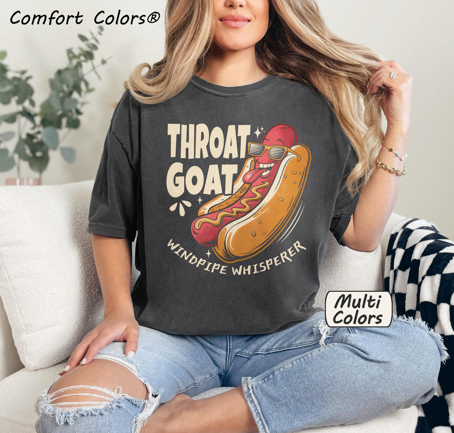 Throat Goat Hotdog T-Shirt
